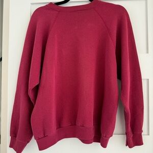Women's vintage burgundy maroon Sweatshirt medium